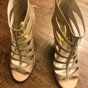 MICHAEL Michael Kors Mavis Open Toe Heels